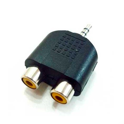 ADAPTADOR PLUS 3.5 A 2 RCA-H