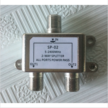 ADAPTADOR SPLITTER SATELITAL 1 A 2 5-2400 MHZ