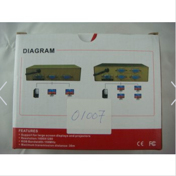 ADAPTADOR VGA SPLITTER 1 A 4 150MHZ