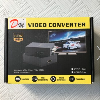 ADAPTADOR HDTV A AV 1080P MAS PEQUENO BARATO METAL