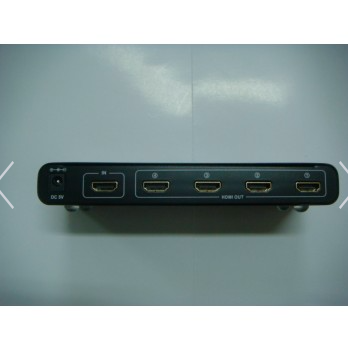 SPLITTER HDTV 4 SALIDA METAL CON CARGADOR MODEL HDTV-104