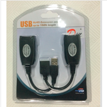 ADAPTADOR USB EXTENCION POR CABLE RED 40-50M